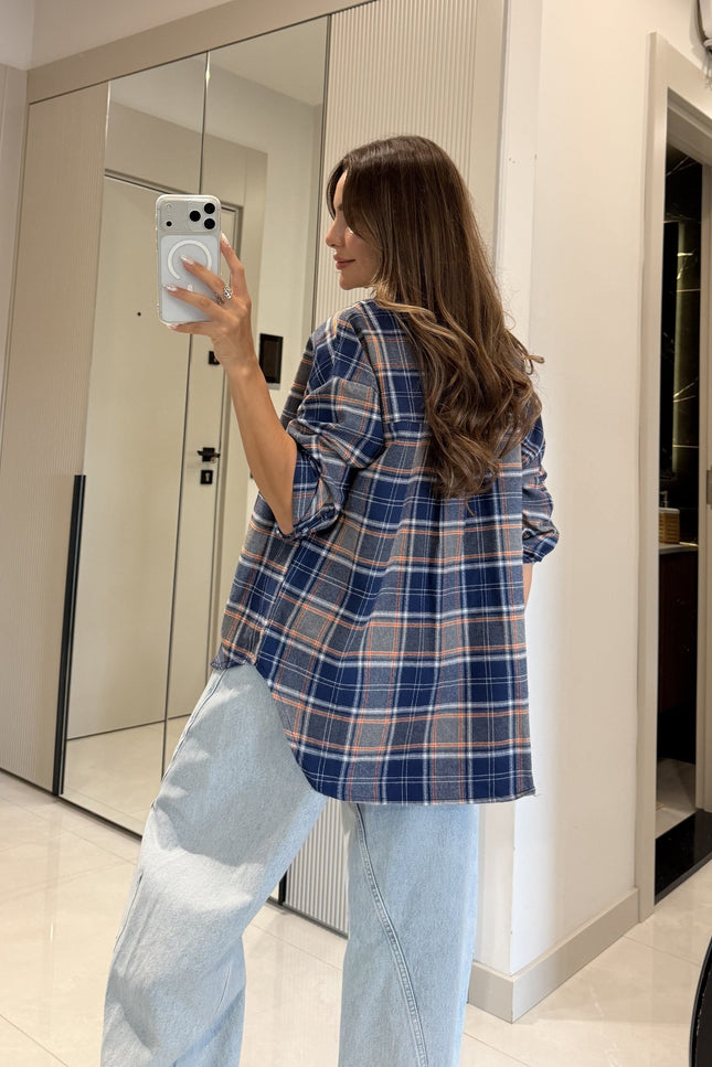 Royal Navy Plaid Shirt