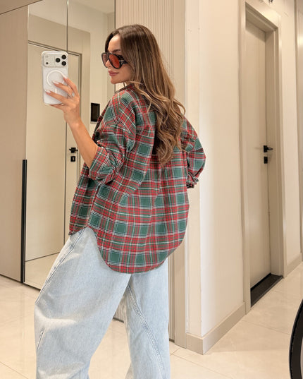Royal Green Plaid Shirt