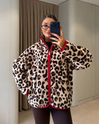 Beige-Red / One Size
