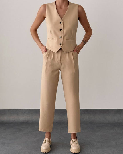 Classic Pantsuit with Vest