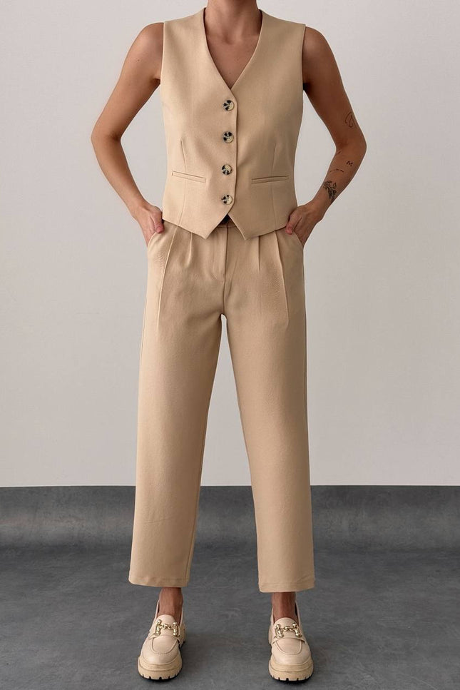 Classic Pantsuit with Vest