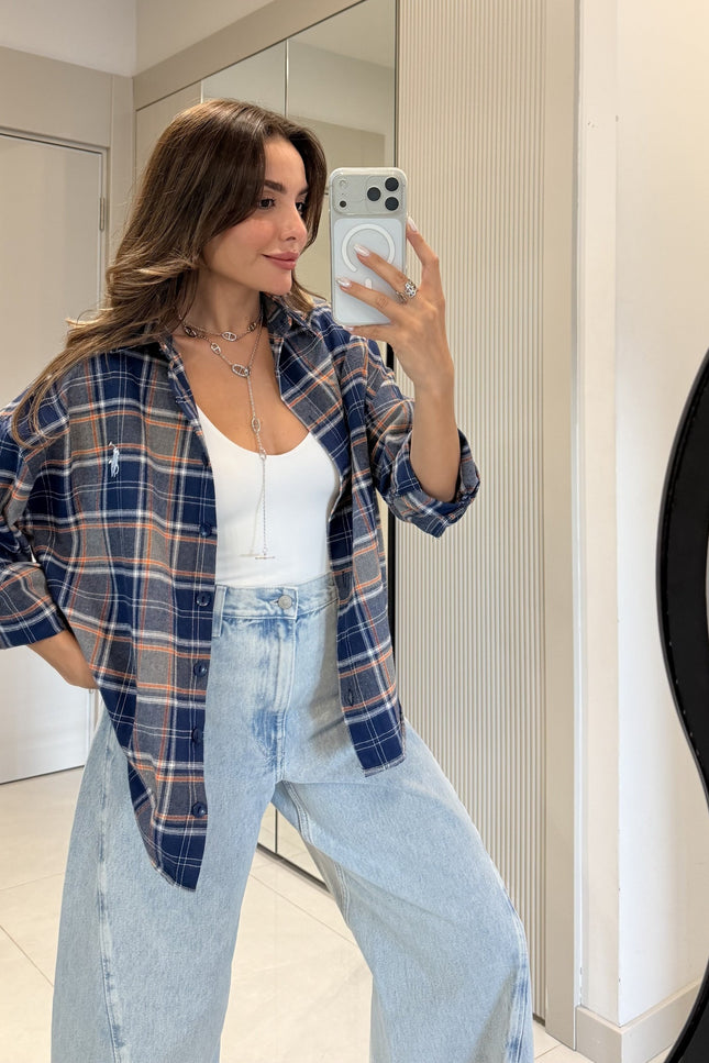 Royal Navy Plaid Shirt