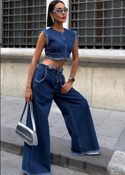 Achly Denim Set