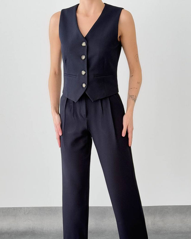 Classic Pantsuit with Vest