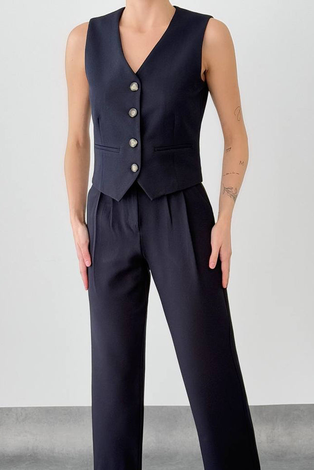 Classic Pantsuit with Vest
