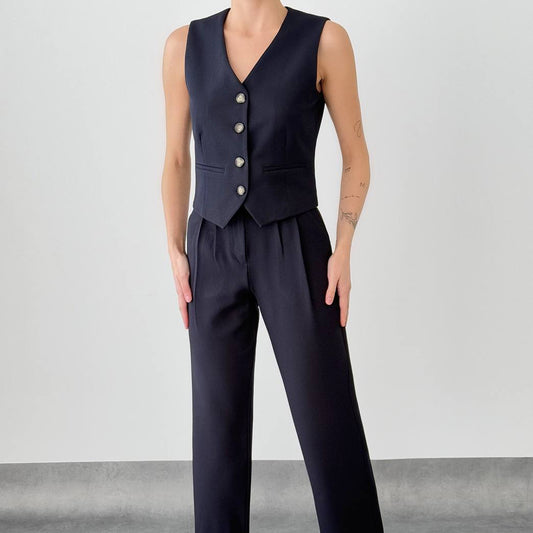 Classic Pantsuit with Vest