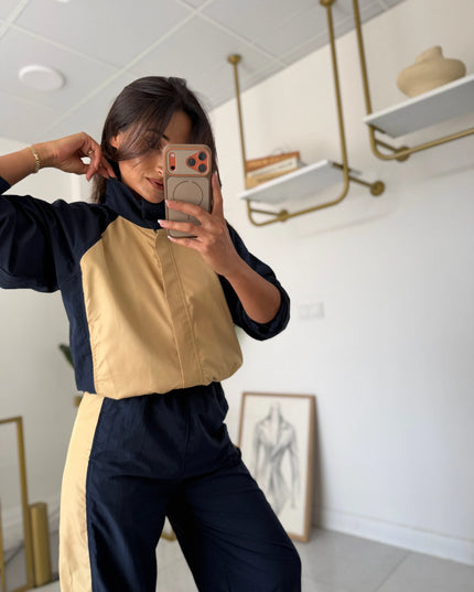 Technical Parachute Tracksuit Set