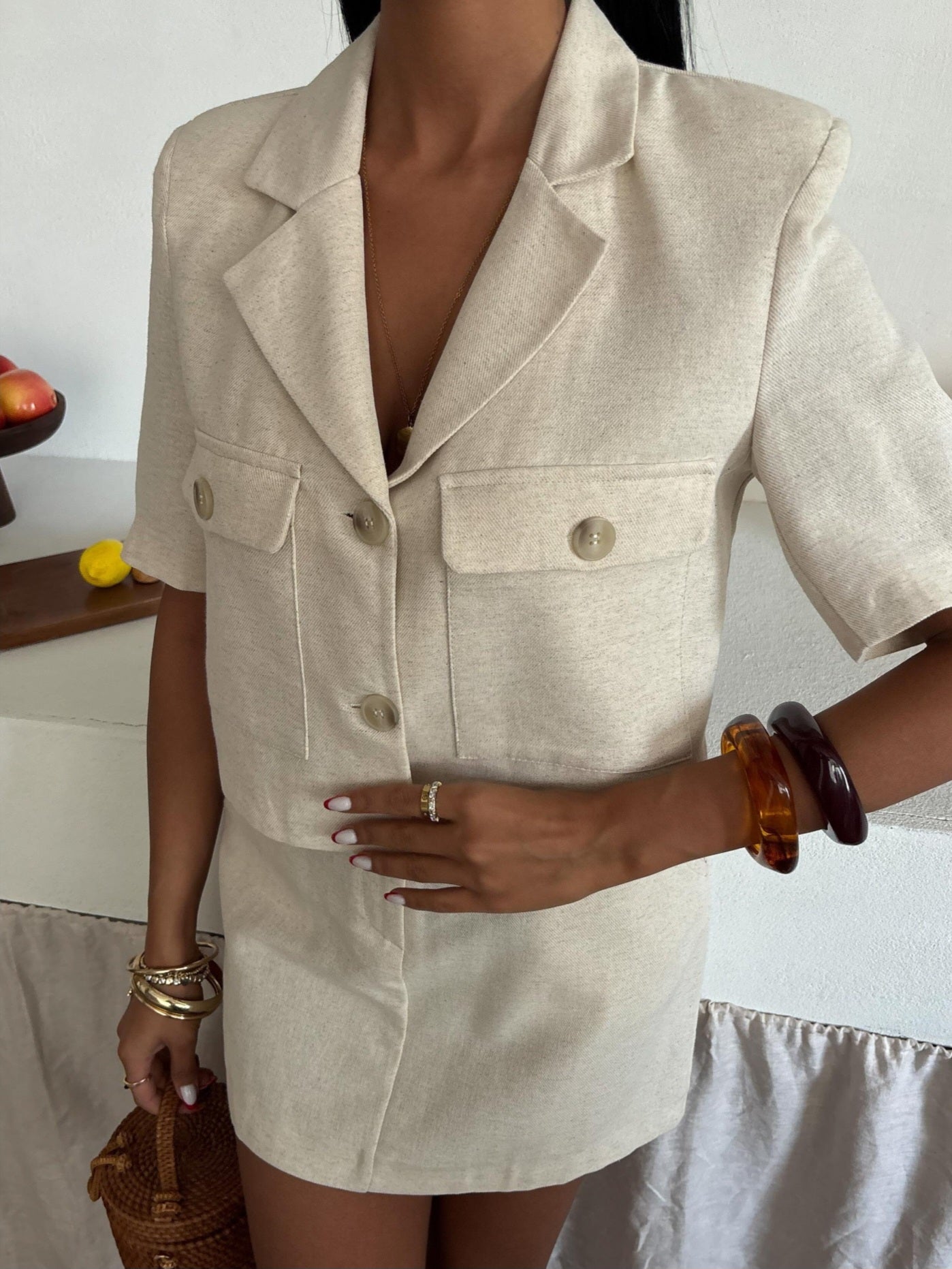 Set Skirt With Jacket