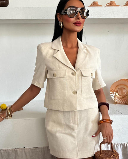 Set Skirt With Jacket