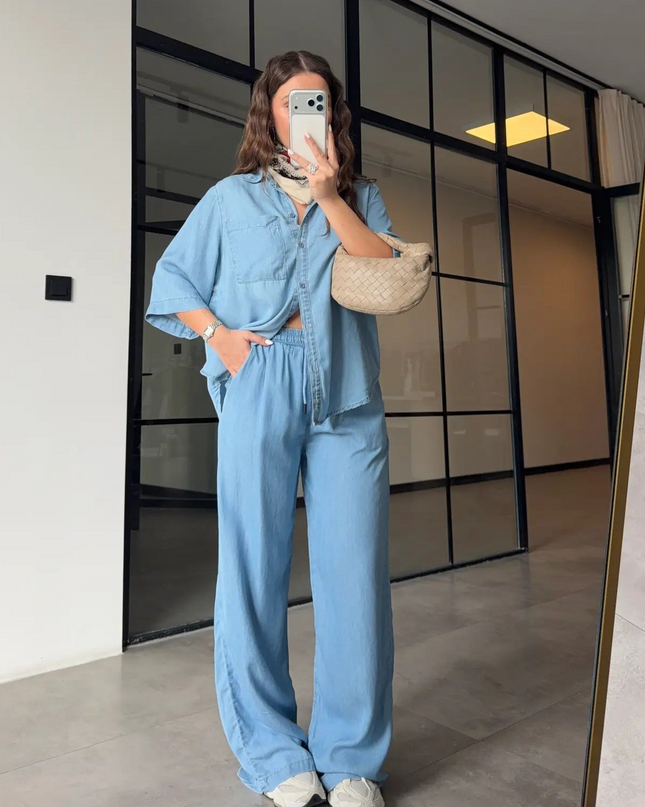 Pamela Shirt and Pants Set