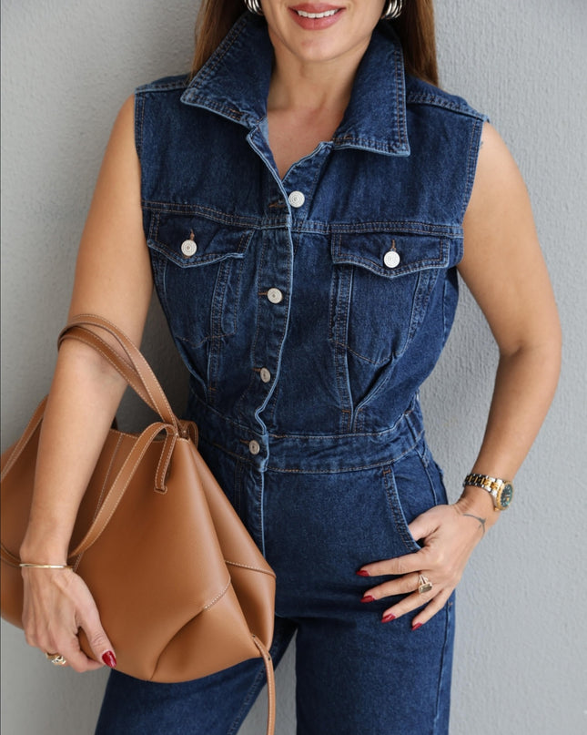 Remi Jumpsuit with Dart Detail