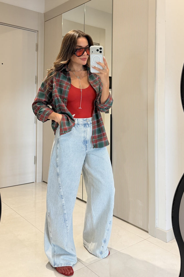 Royal Green Plaid Shirt