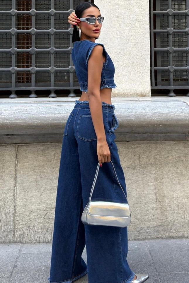 Achly Denim Set