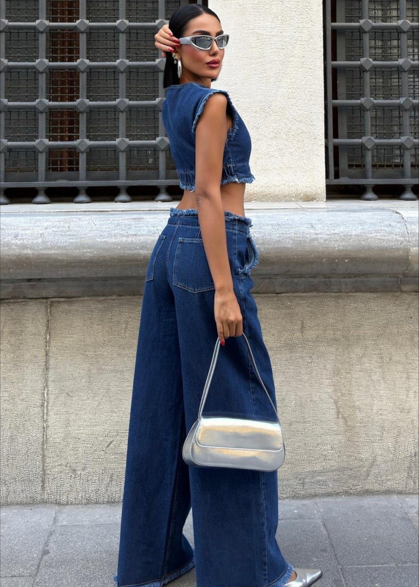 Achly Denim Set