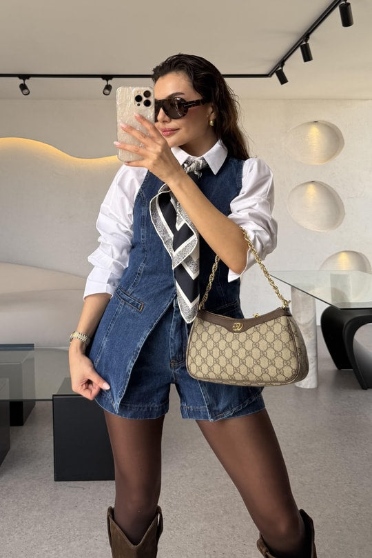 Denim Short & Vest