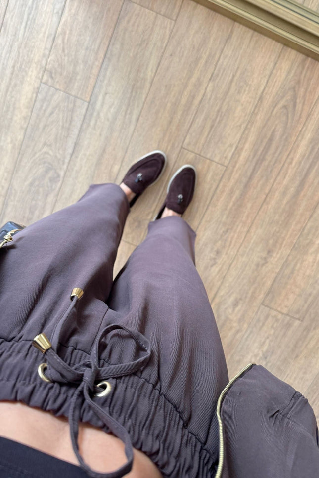 Belarus Zip-Up Sweatshirt and Tencel Pants Set