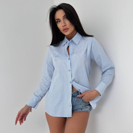 Striped Blue Shirt