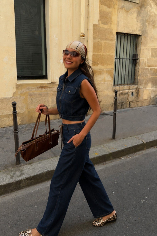 Ashly Denim Set