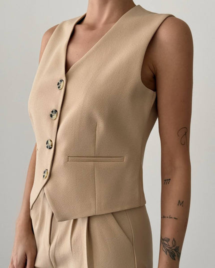 Classic Pantsuit with Vest