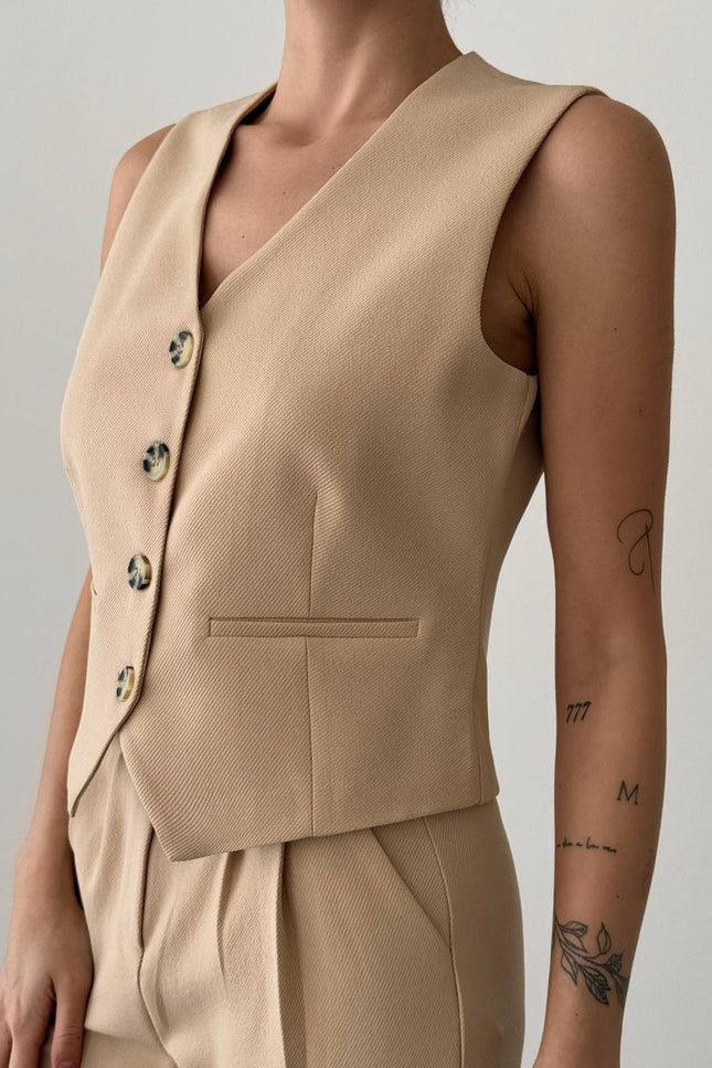 Classic Pantsuit with Vest