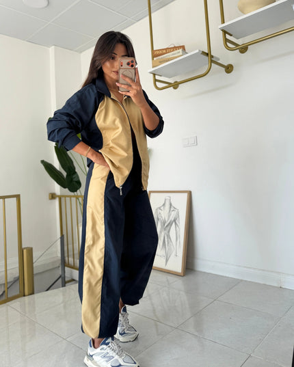 Technical Parachute Tracksuit Set