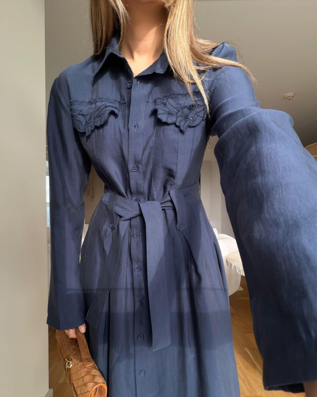 Andel Embroidered Detail Dress