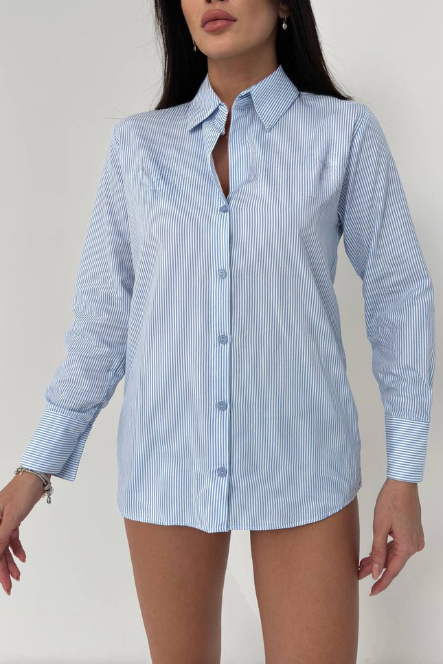 Striped Blue Shirt