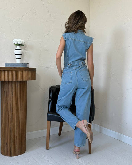 Isabelle Denim Jumpsuit