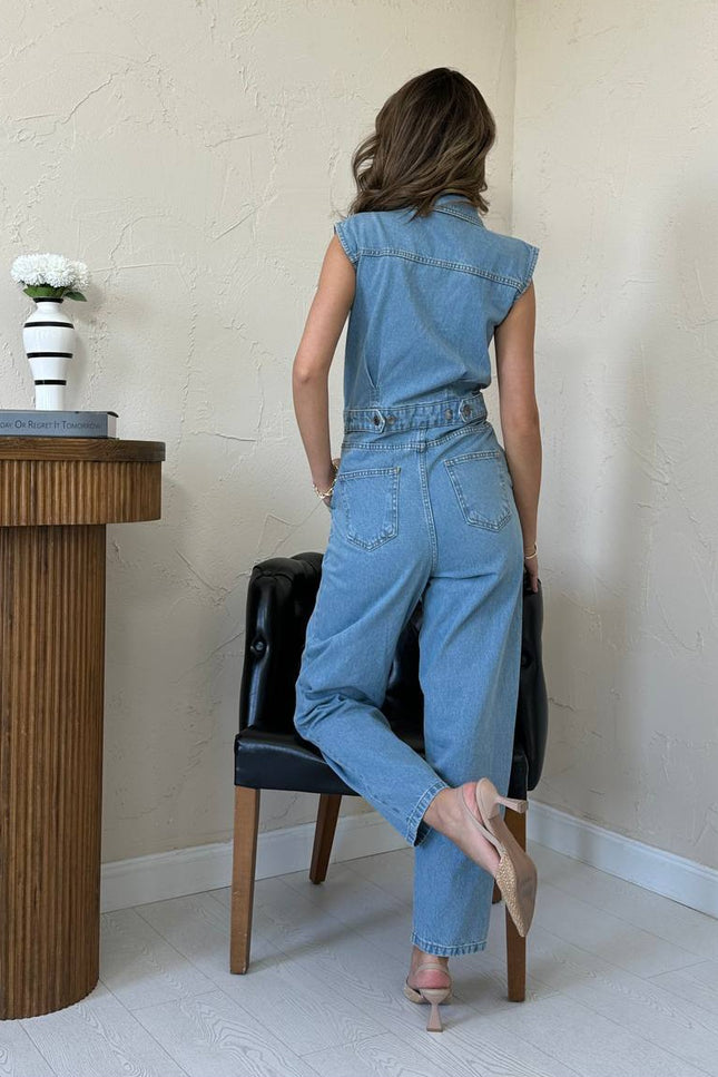 Isabelle Denim Jumpsuit
