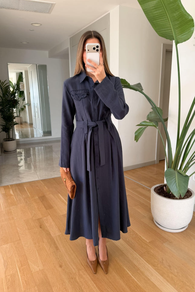 Andel Embroidered Detail Dress