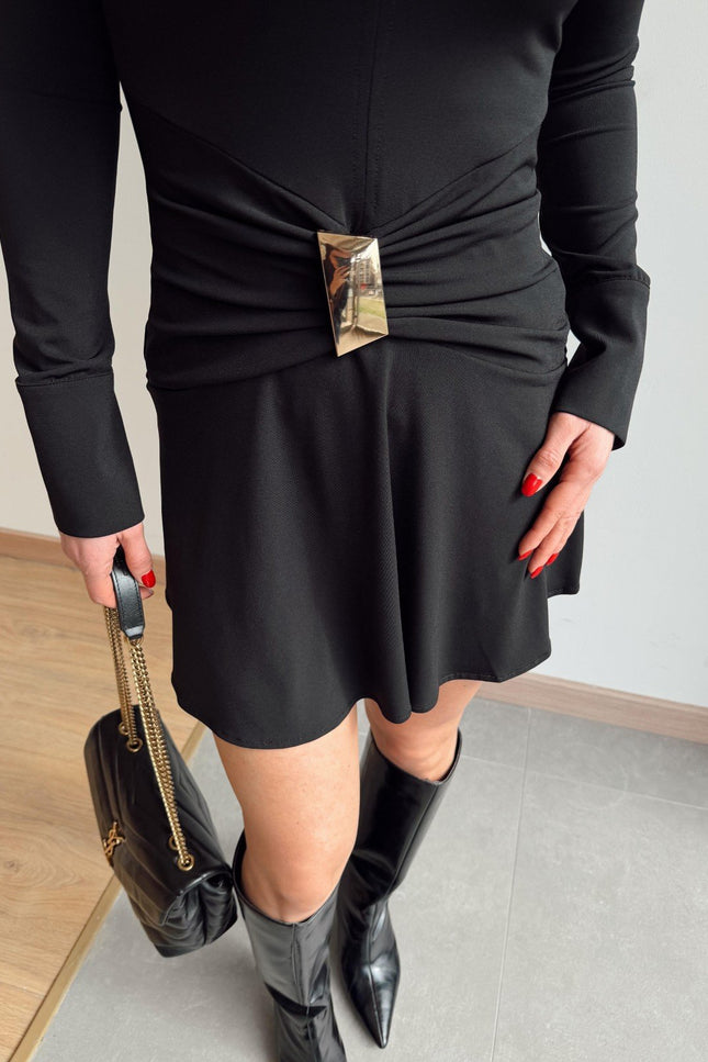 Melanie Buckle Detail Dress
