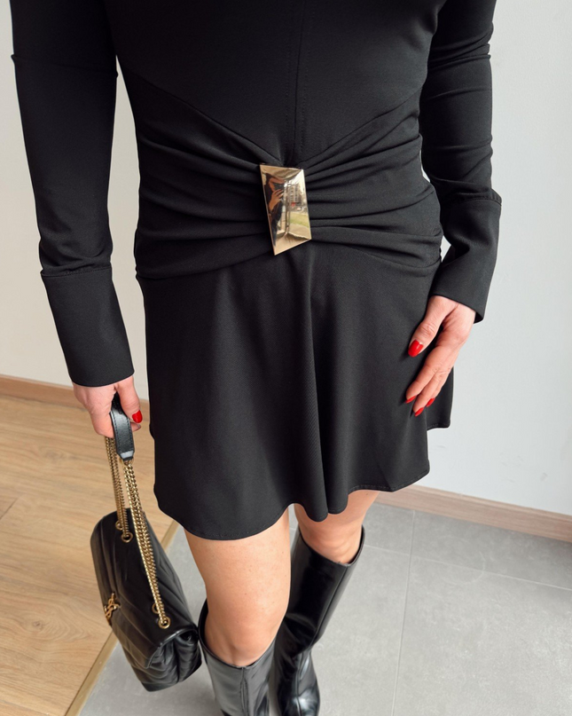 Melanie Buckle Detail Dress