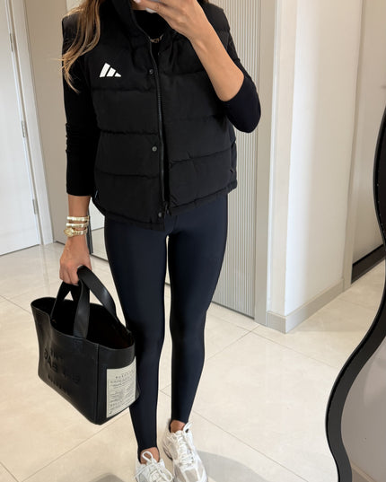 Velior Black Puffer Vest