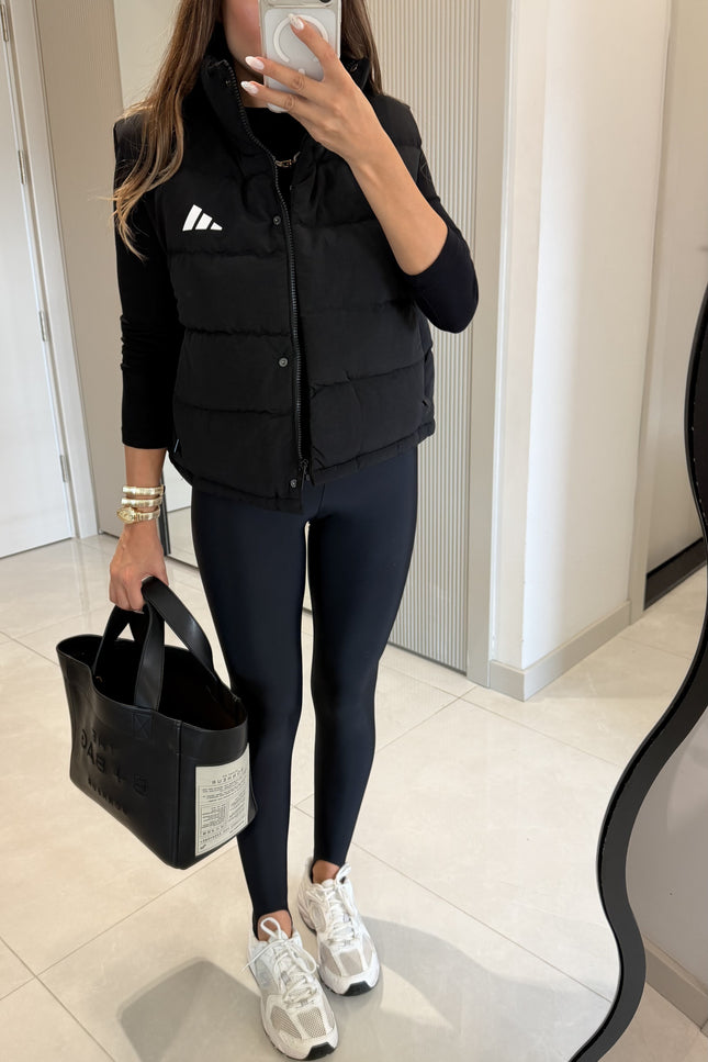 Velior Black Puffer Vest